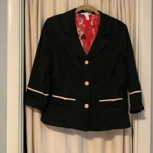 Black spring/summer fall jacket